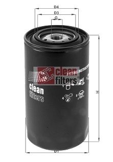 CLEAN FILTERS Polttoainesuodatin DN 258
